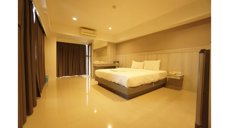 ห้องพักวิวสวยเปิดโล่ง บรรยากาศเงียบสงบเป็นพิเศษ โรงแรมบัวทิพย์รีสอร์ท